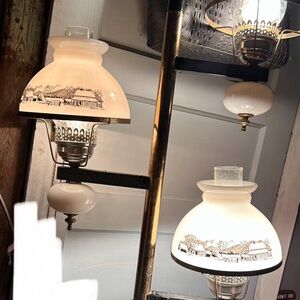 Standing antique lamp